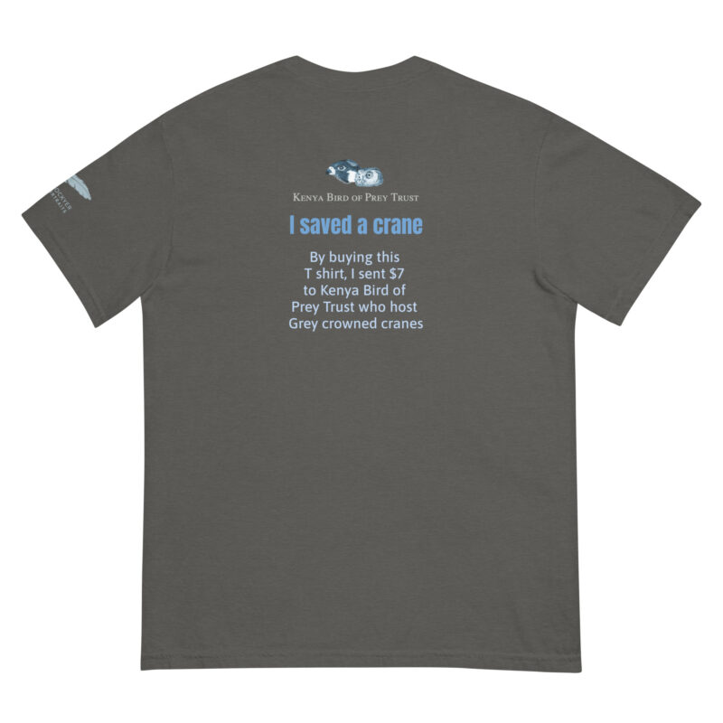 Unisex garment-dyed heavyweight t-shirt, save the cranes - Image 12