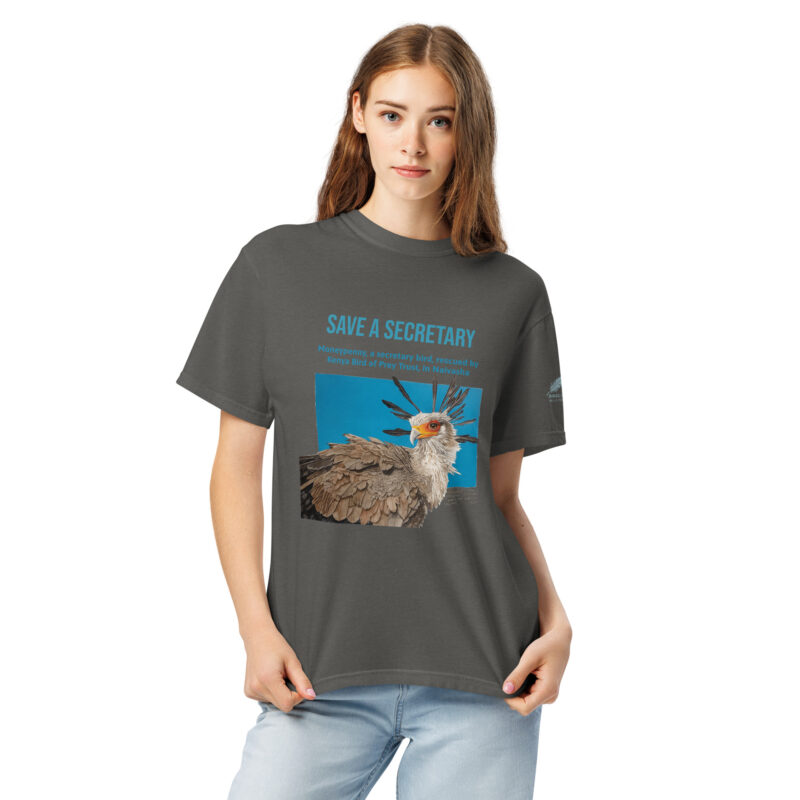 Unisex garment-dyed heavyweight t-shirt, save a secretary - Image 22