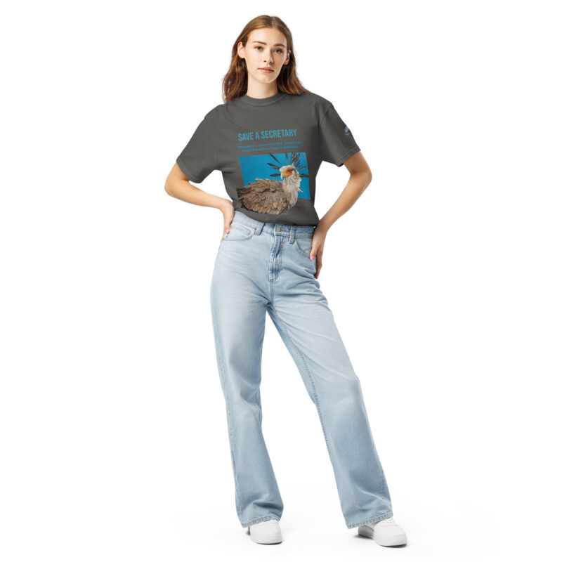 Unisex garment-dyed heavyweight t-shirt, save a secretary - Image 21