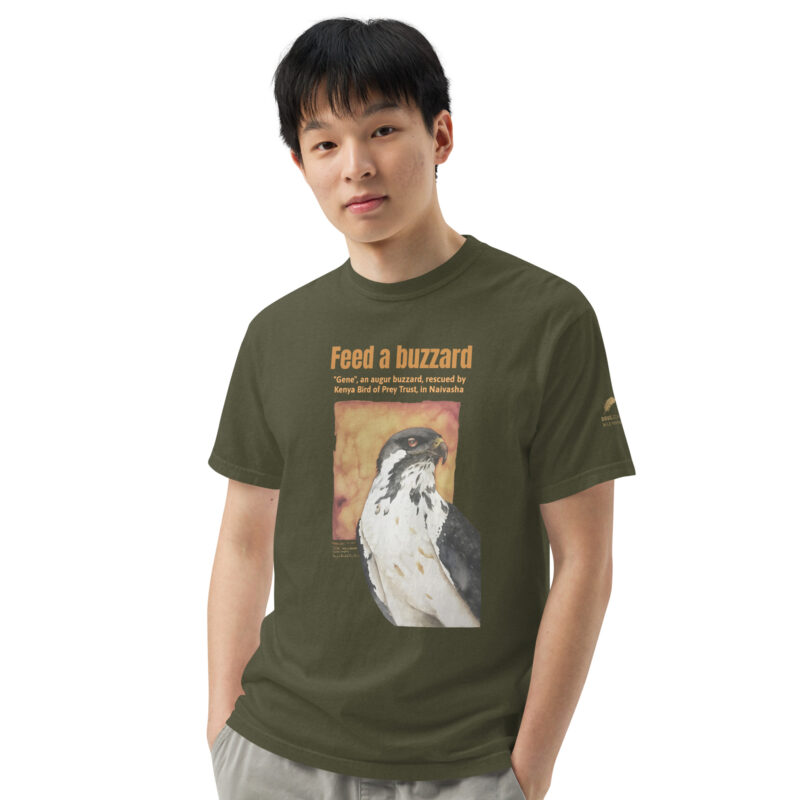 Unisex garment-dyed heavyweight t-shirt, feed the buzzards - Image 20