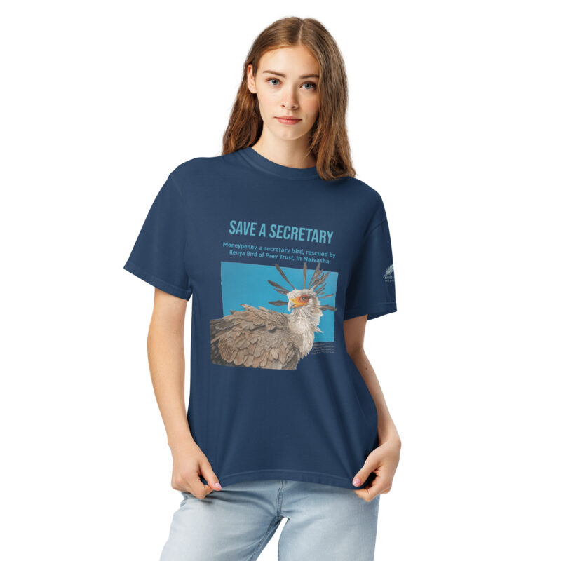 Unisex garment-dyed heavyweight t-shirt, save a secretary - Image 10