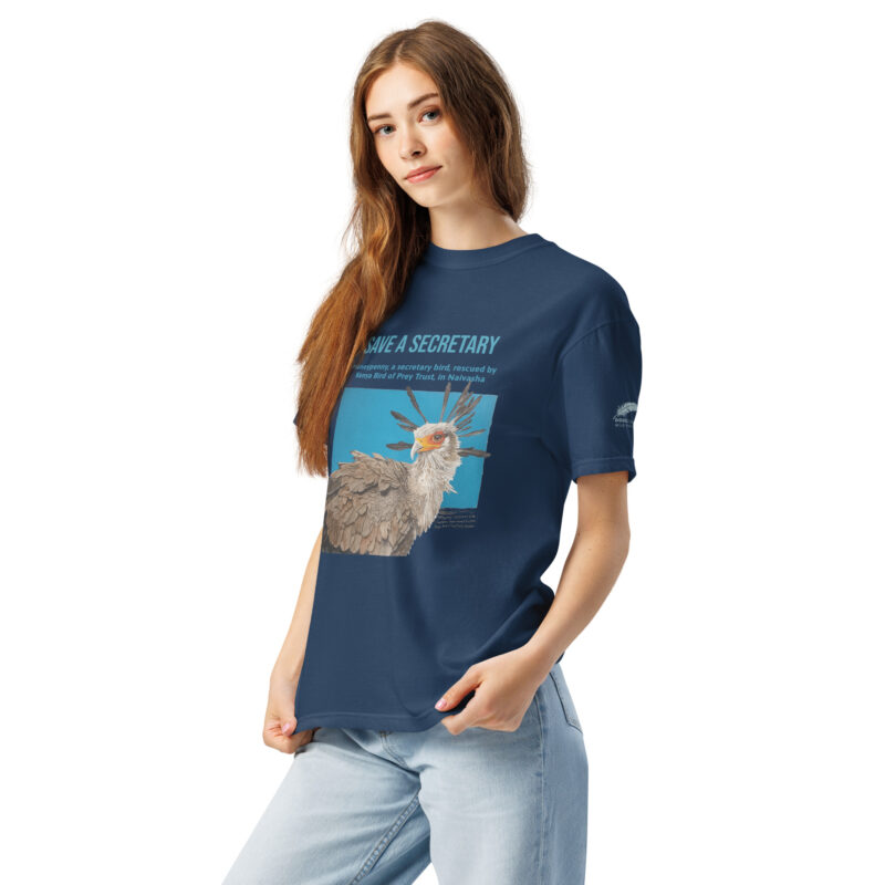 Unisex garment-dyed heavyweight t-shirt, save a secretary - Image 11