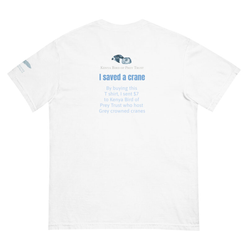 Unisex garment-dyed heavyweight t-shirt, save the cranes - Image 22