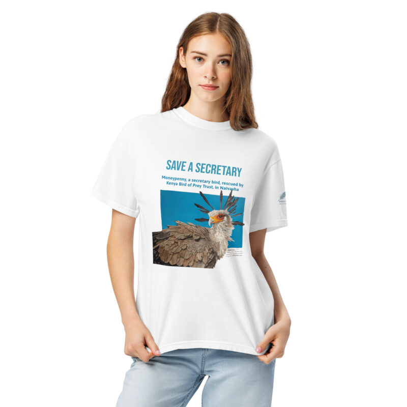 Unisex garment-dyed heavyweight t-shirt, save a secretary - Image 38