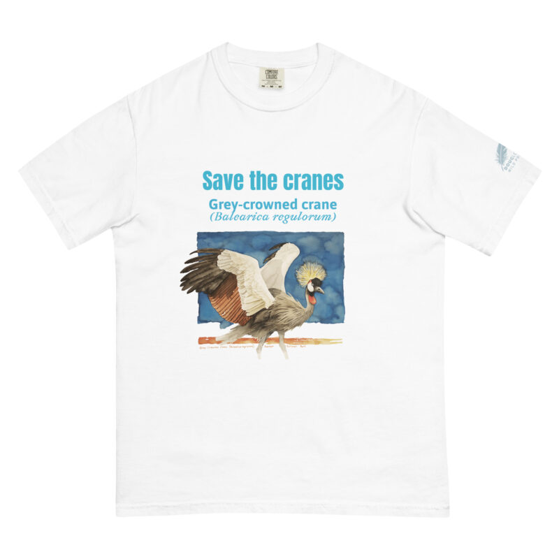 Unisex garment-dyed heavyweight t-shirt, save the cranes - Image 21