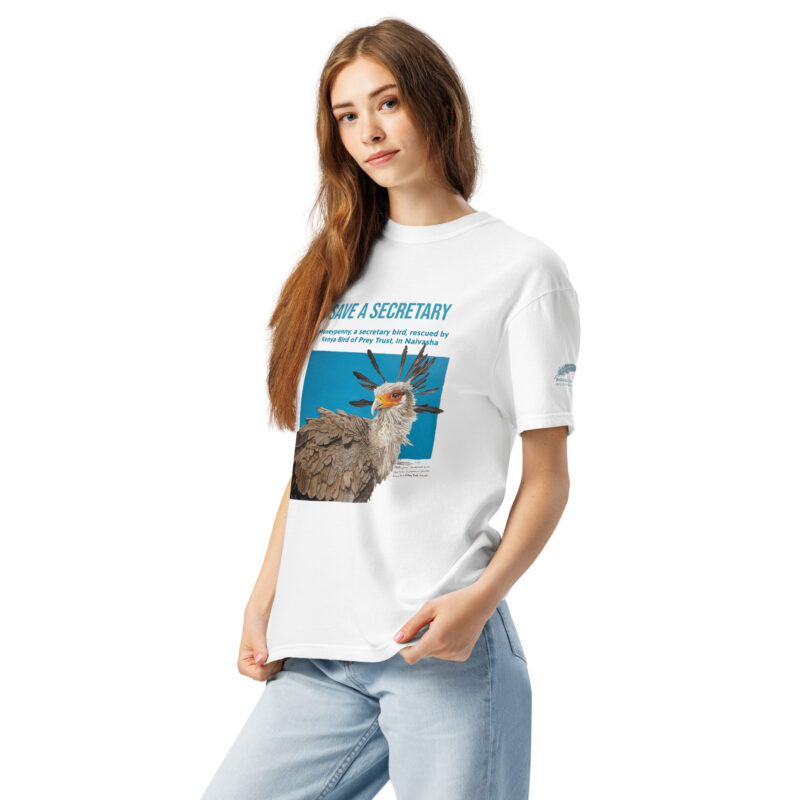 Unisex garment-dyed heavyweight t-shirt, save a secretary - Image 39