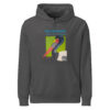Unisex organic mid-weight hoodie, save Lake Naivasha (saddle-billed stork) - Image 12