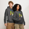 Unisex organic mid-weight hoodie, save Lake Naivasha (saddle-billed stork) - Image 22