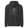 Unisex organic mid-weight hoodie, save Lake Naivasha (saddle-billed stork) - Image 9