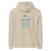 Unisex organic mid-weight hoodie, save Lake Naivasha (saddle-billed stork) - Image 14