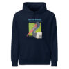 Unisex organic mid-weight hoodie, save Lake Naivasha (saddle-billed stork) - Image 6