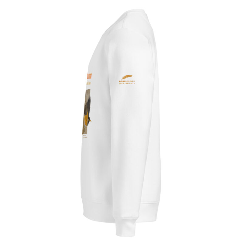 Unisex organic mid-weight sweatshirt, save the Taita thrush - Image 6
