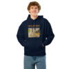 Unisex organic relaxed hoodie 2, save the Taita thrush - Image 5