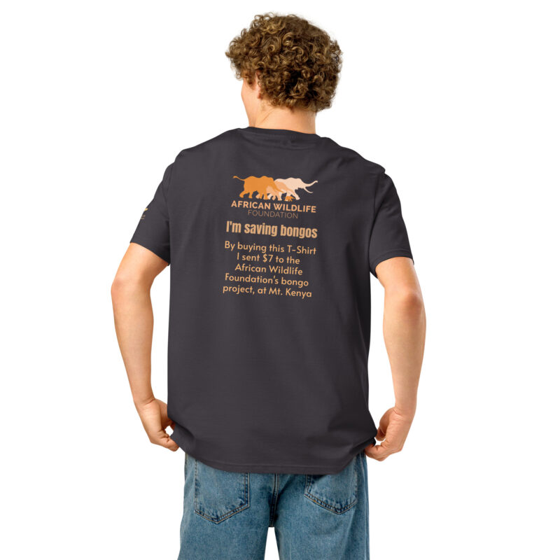 Unisex organic ribbed neck t-shirt, save the bongo - Image 12