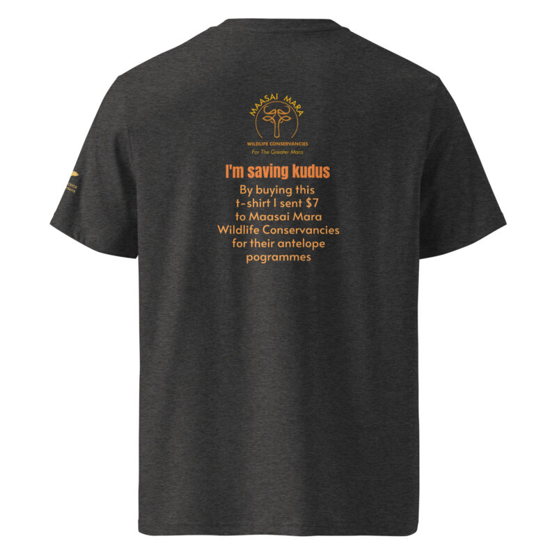 Unisex organic ribbed neck t-shirt, save the kudu - Image 9