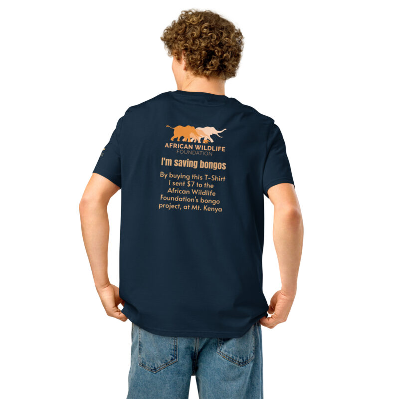 Unisex organic ribbed neck t-shirt, save the bongo - Image 6