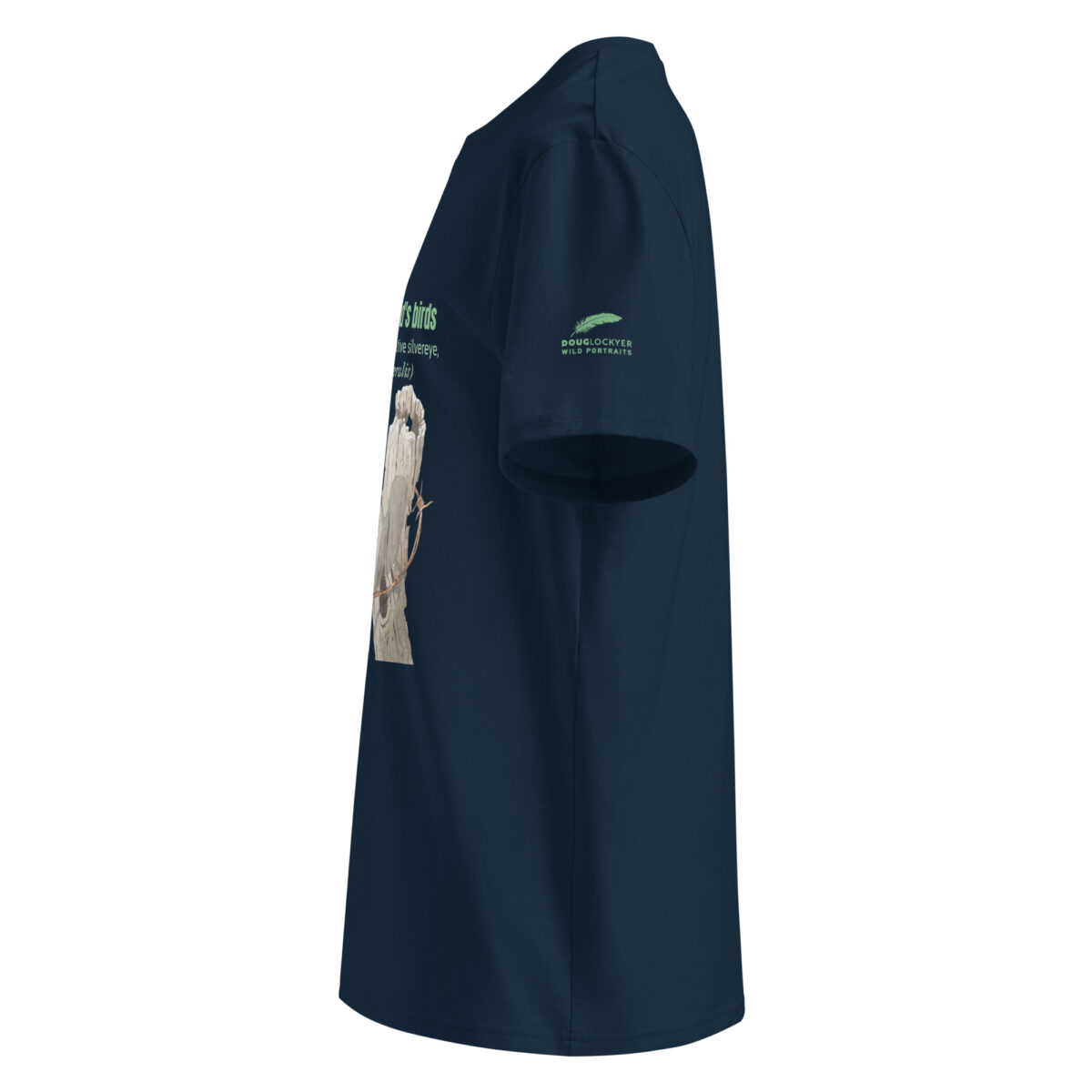 Unisex organic ribbed neck t-shirt, save New Zealand's birds - Image 7