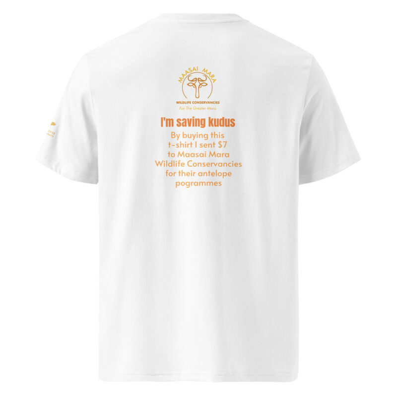 Unisex organic ribbed neck t-shirt, save the kudu - Image 27
