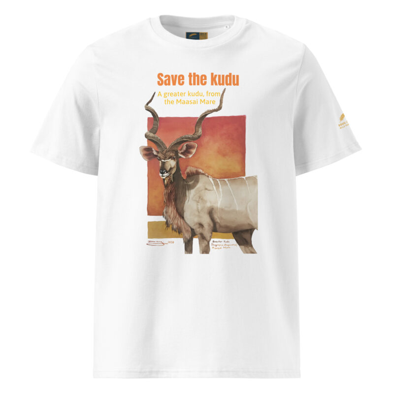 Unisex organic ribbed neck t-shirt, save the kudu - Image 26