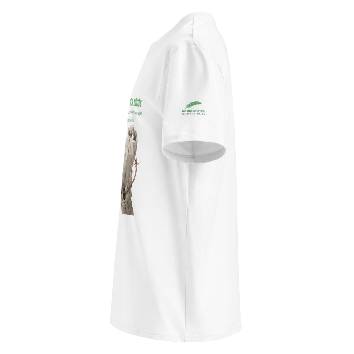 Unisex organic ribbed neck t-shirt, save New Zealand's birds - Image 19