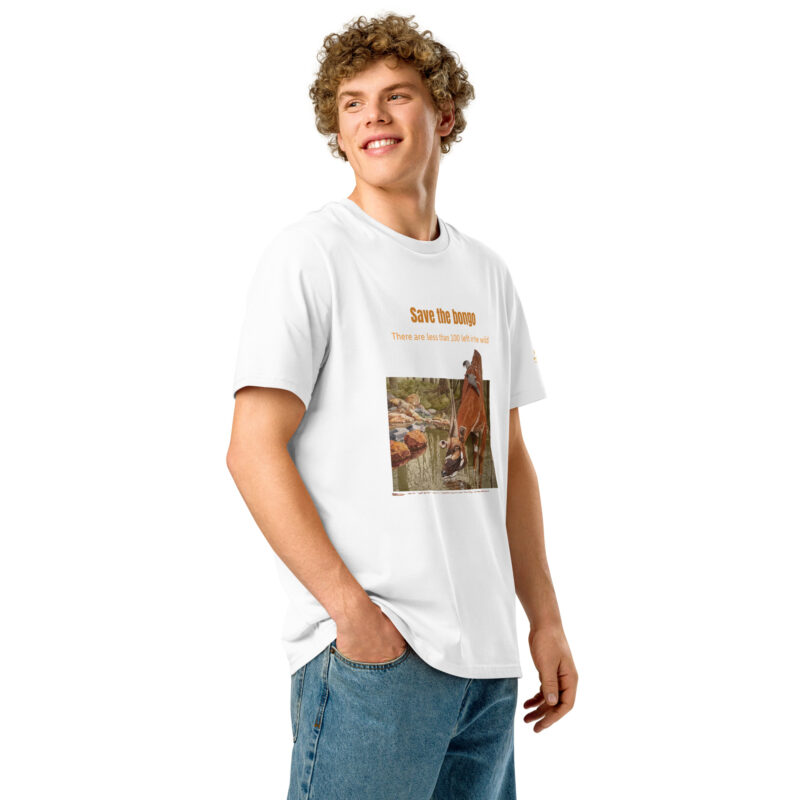 Unisex organic ribbed neck t-shirt, save the bongo - Image 16