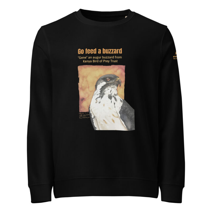 Unisex organic sweatshirt, Go feed a buzzard - Image 23