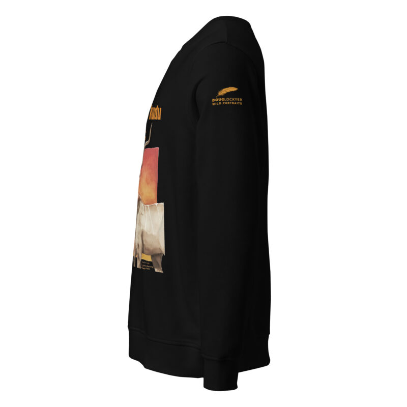 Unisex organic sweatshirt, save the kudu - Image 4