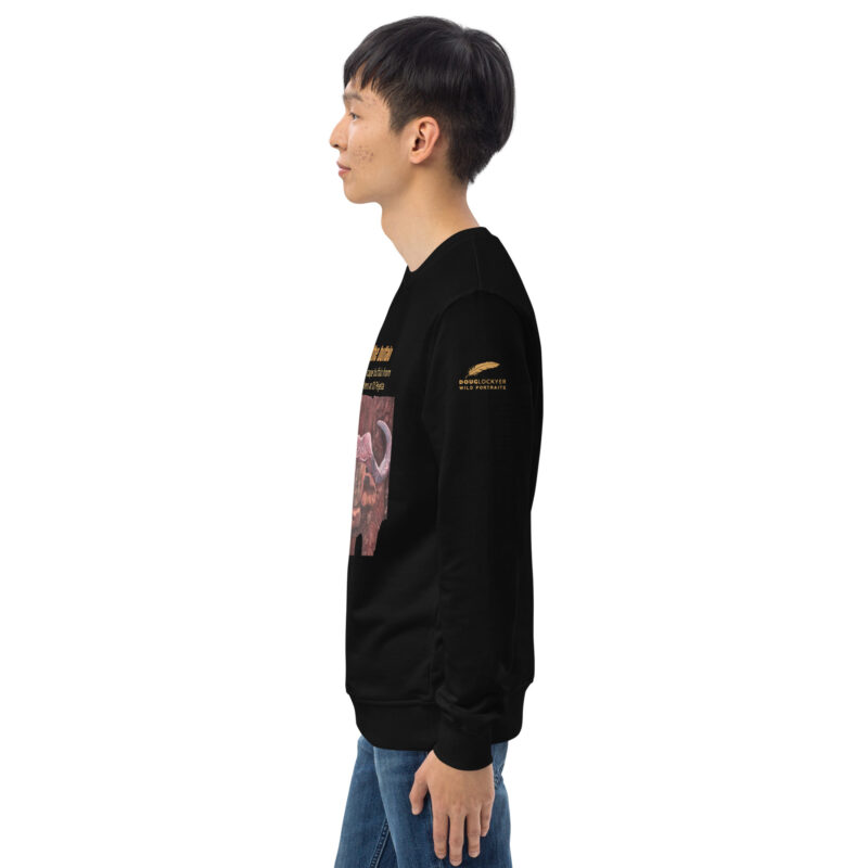 Unisex organic sweatshirt, save the buffalo - Image 19