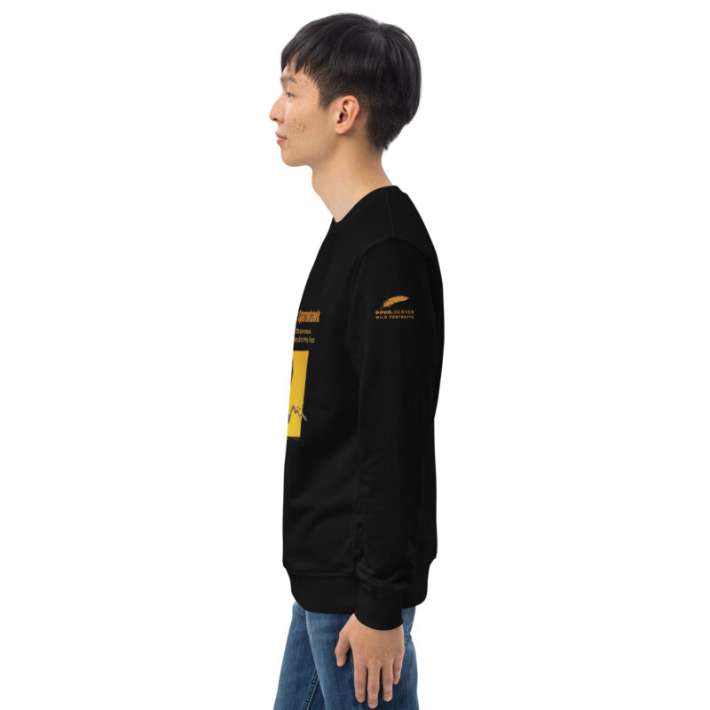 Unisex organic sweatshirt, save the sparrowhawk - Image 19