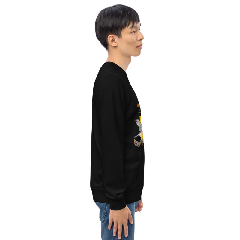 Unisex organic sweatshirt, save the sparrowhawk - Image 18