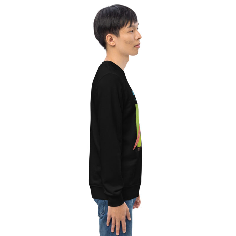 Unisex organic sweatshirt, save the saddle-billed stork - Image 21