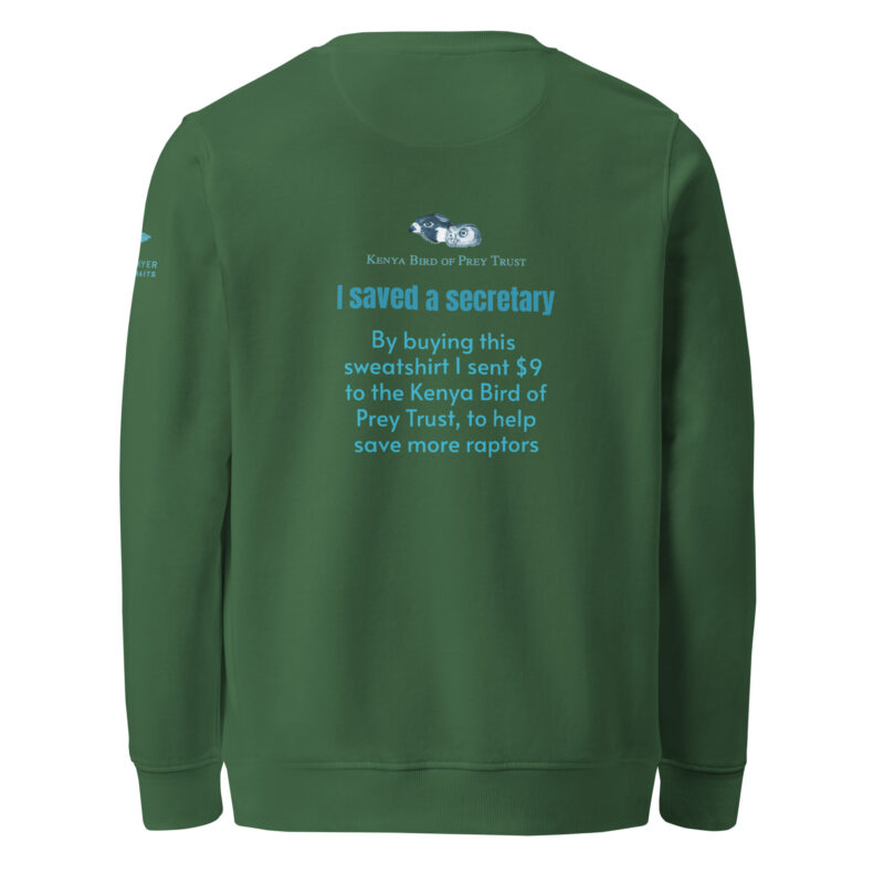 Unisex organic sweatshirt, save asecretary (Moneypenny) - Image 13