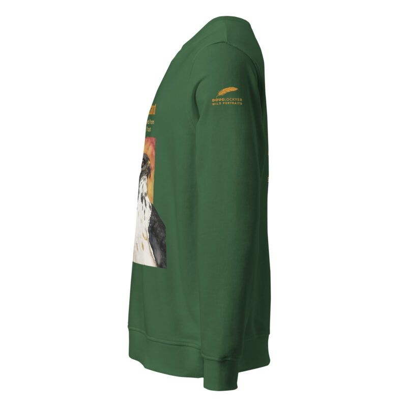 Unisex organic sweatshirt, Go feed a buzzard - Image 12