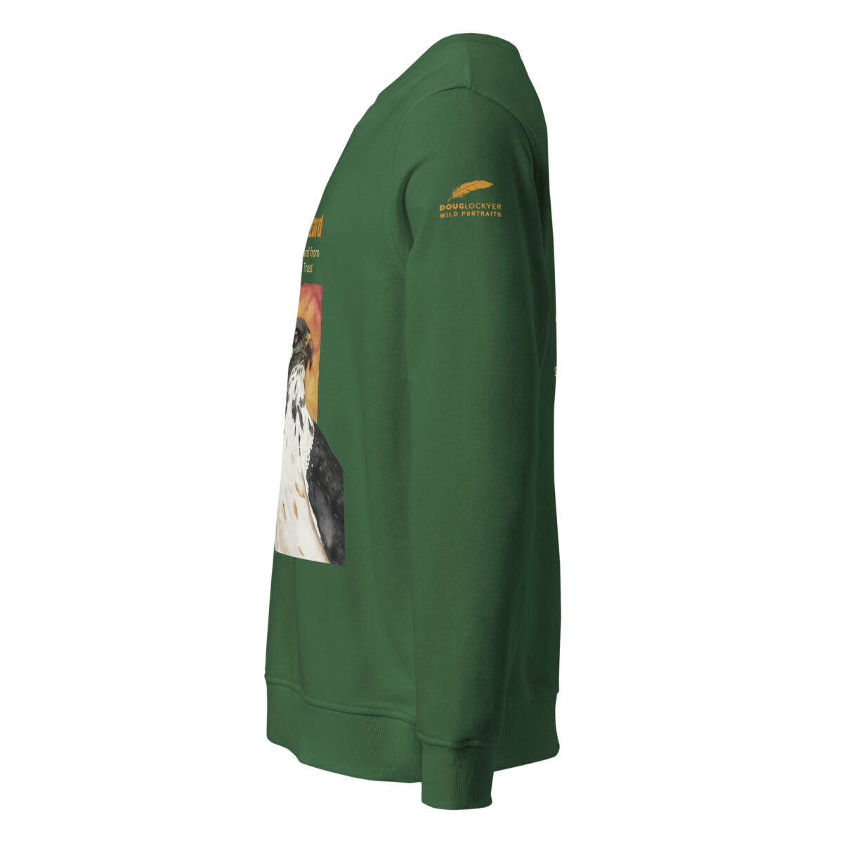 Unisex organic sweatshirt, save Lake Naivasha (saddle-billed stork) - Image 11
