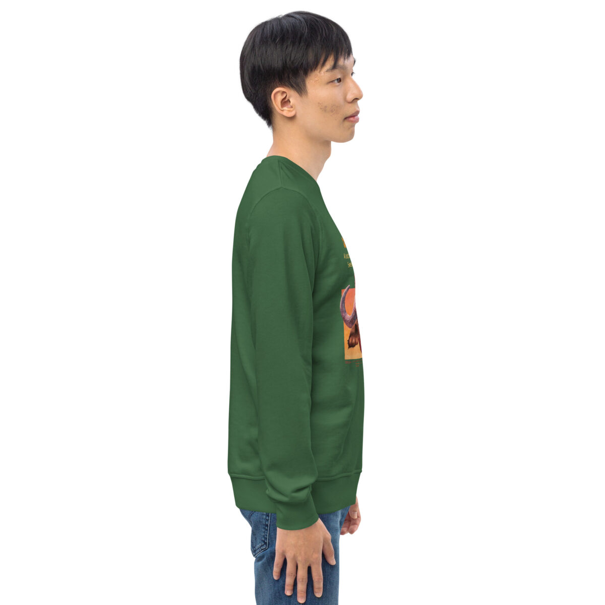 Unisex organic sweatshirt, save the buffalo - Image 42
