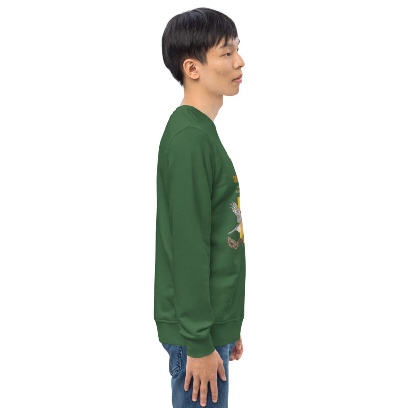 Unisex organic sweatshirt, save the sparrowhawk - Image 42