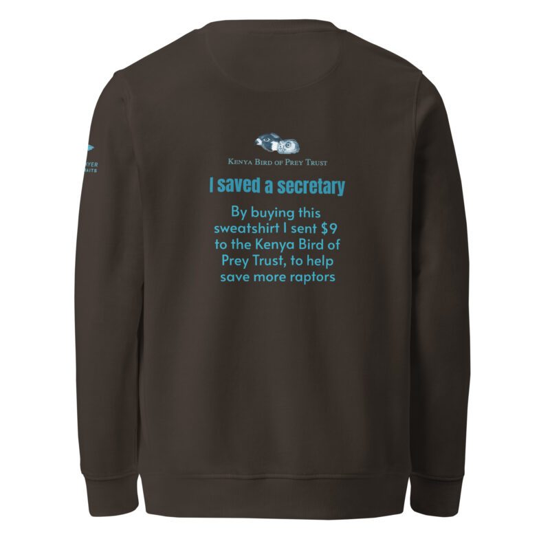 Unisex organic sweatshirt, save asecretary (Moneypenny) - Image 7
