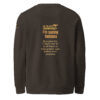 Unisex organic sweatshirt, save the buffalo - Image 11
