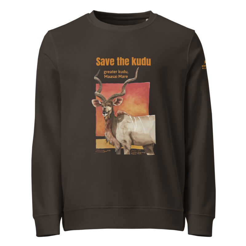 Unisex organic sweatshirt, save the kudu - Image 7