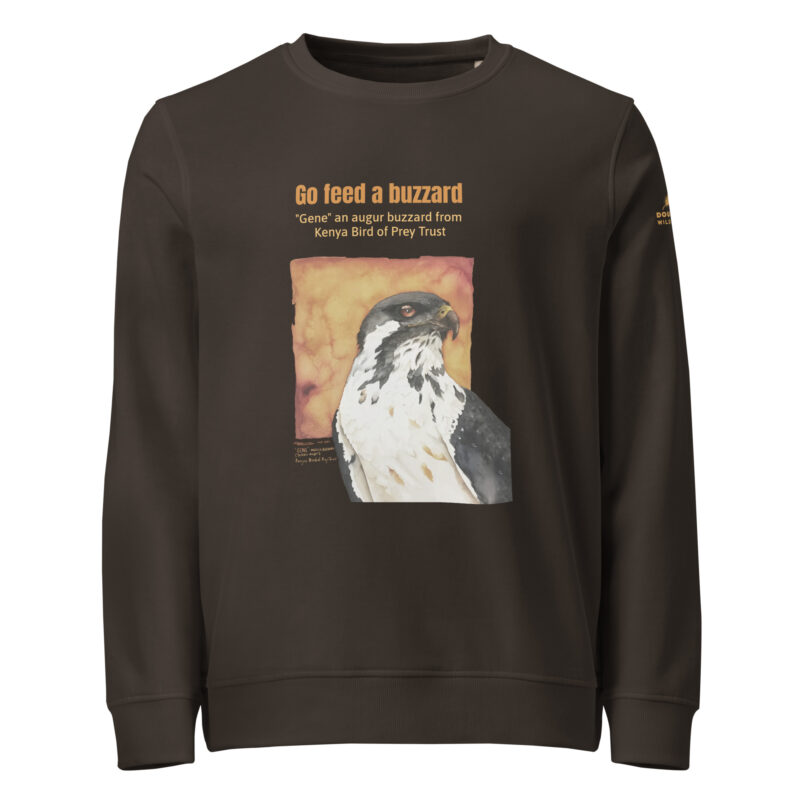 Unisex organic sweatshirt, "Gene" Go feed a buzzard - Image 3