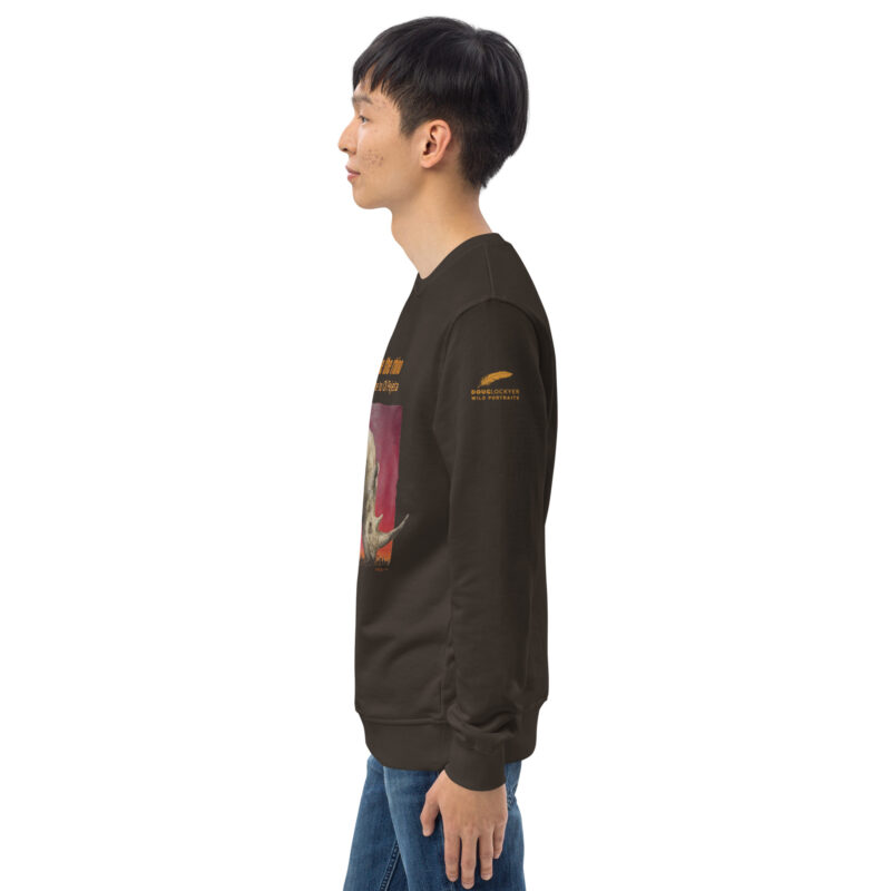 Unisex organic sweatshirt, save the rhino - Image 11