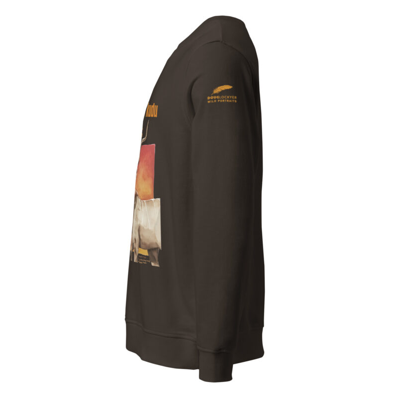 Unisex organic sweatshirt, save the kudu - Image 8