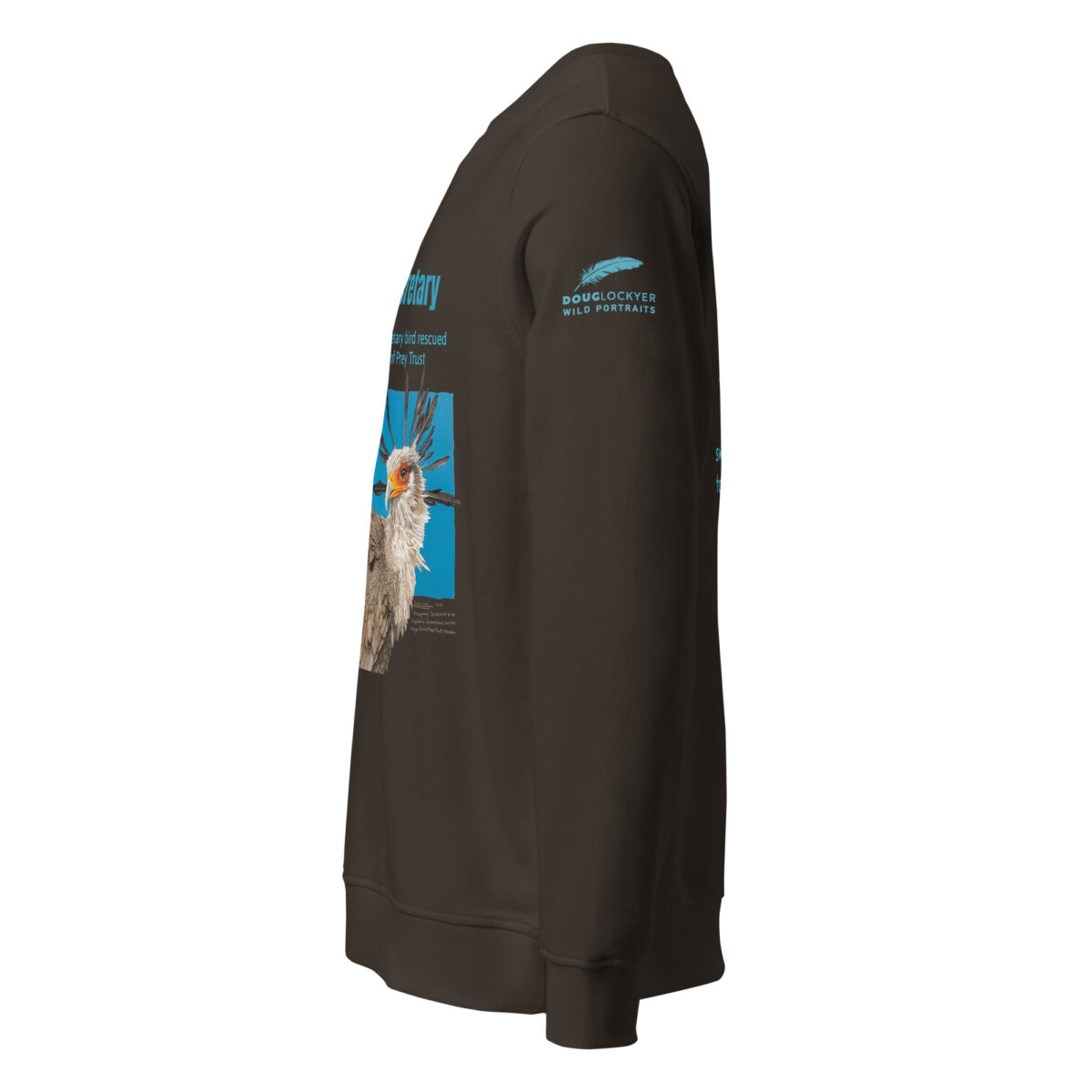 Unisex organic sweatshirt, save asecretary (Moneypenny) - Image 5