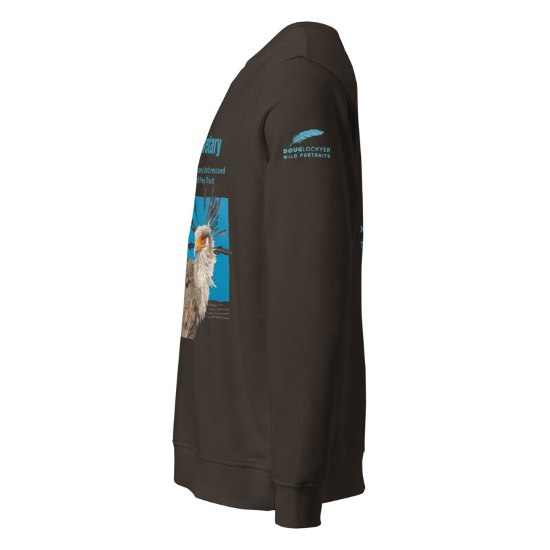Unisex organic sweatshirt, save asecretary (Moneypenny) - Image 5