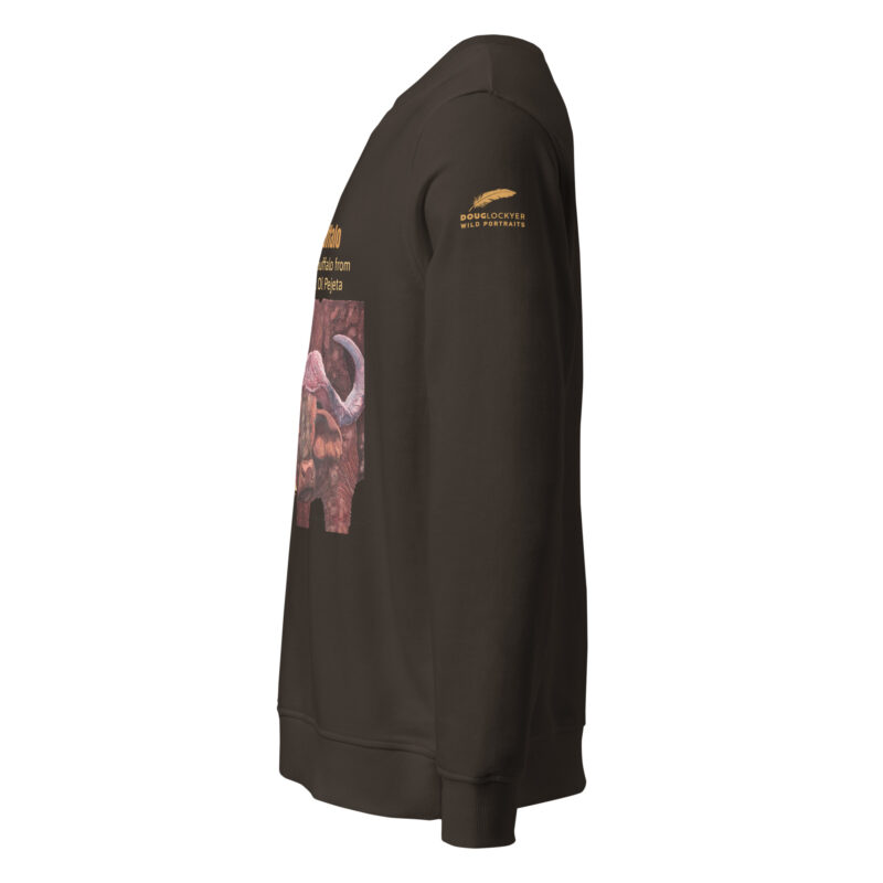 Unisex organic sweatshirt, save the buffalo - Image 13