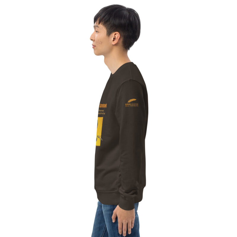 Unisex organic sweatshirt, save the sparrowhawk - Image 26