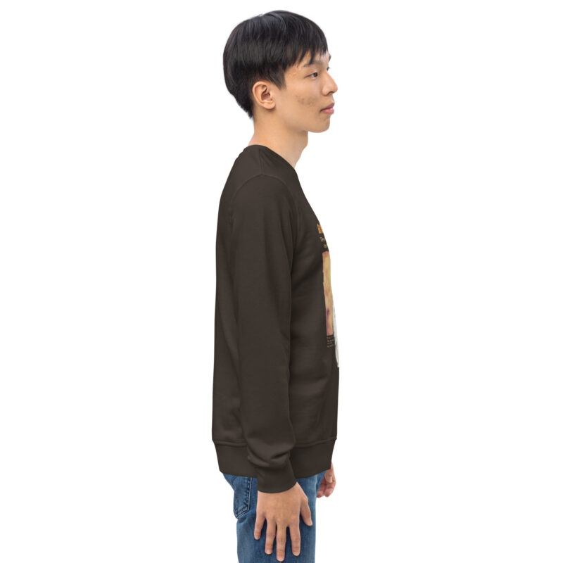 Unisex organic sweatshirt, Go feed a buzzard - Image 13