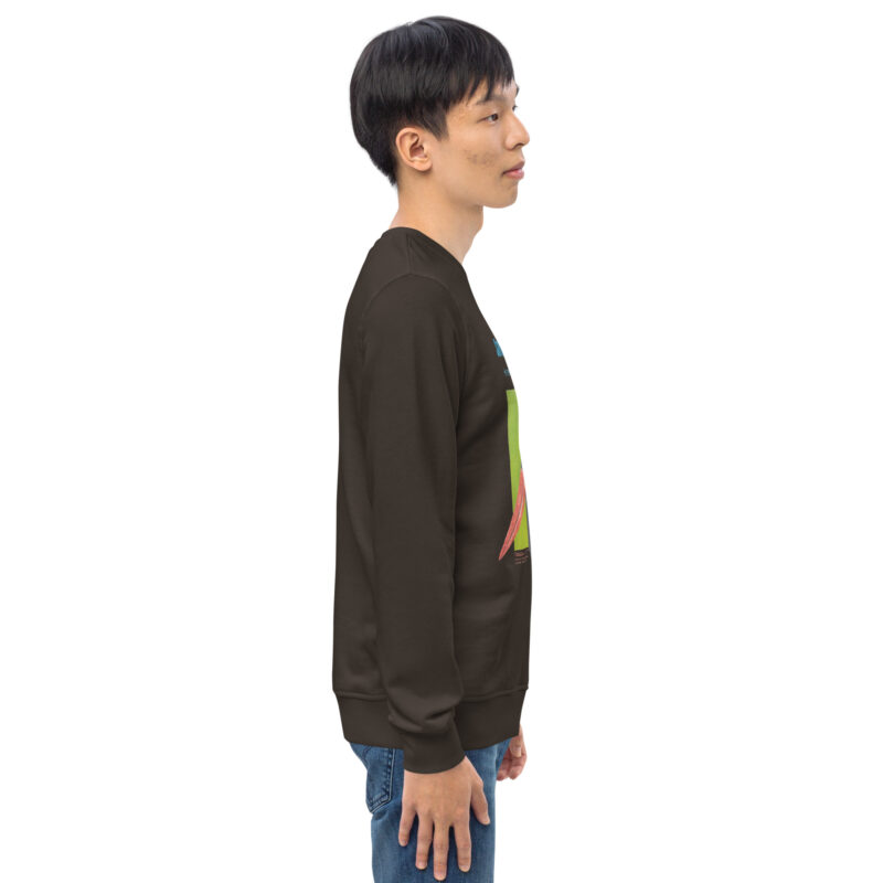 Unisex organic sweatshirt, save the saddle-billed stork - Image 28