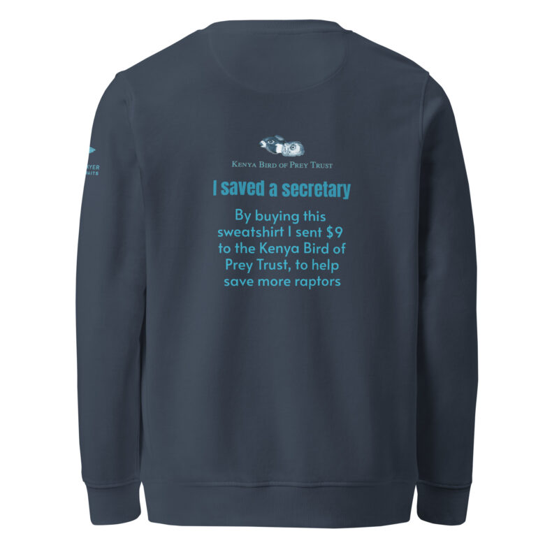 Unisex organic sweatshirt, save asecretary (Moneypenny) - Image 10