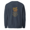 Unisex organic sweatshirt, save the buffalo - Image 4